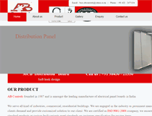 Tablet Screenshot of abcontrolsindia.com